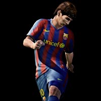 Messi đá Play Station như đá… thật