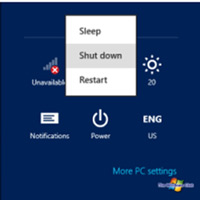 6 cách khác nhau để Shutdown hoặc Restart Windows 8 đầy cá tính 6 cách khác nhau để Shutdown hoặc Restart Windows 8 đầy cá tính