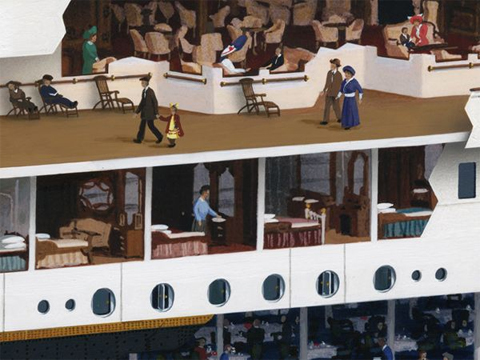 Khám phá nội thất tàu Titanic Khám phá nội thất tàu Titanic