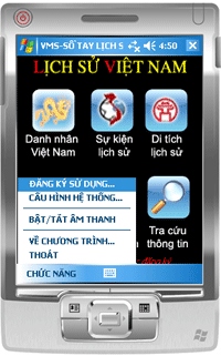 Sổ Tay Lịch Sử VIỆT NAM dùng cho ĐT PDA Sổ Tay Lịch Sử VIỆT NAM dùng cho ĐT PDA