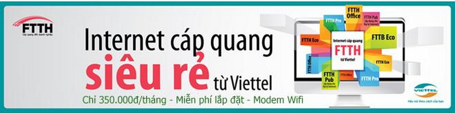Khuyến mại lắp đặt cáp quang FTTH viettel tháng 11 /2013 Khuyến mại lắp đặt cáp quang viettel tháng 01/2014