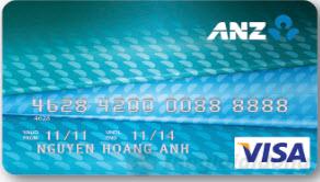 Thẻ tín dụng chuẩn ANZ Bank Thẻ tín dụng chuẩn ANZ Bank