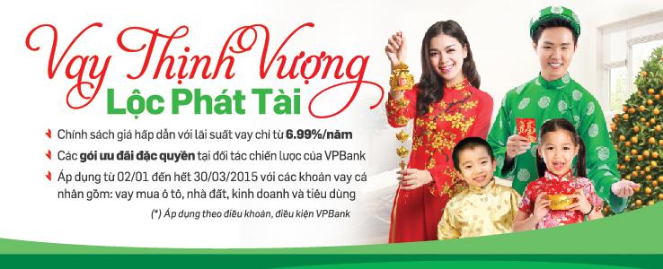 Vay ưu đãi từ VPBank