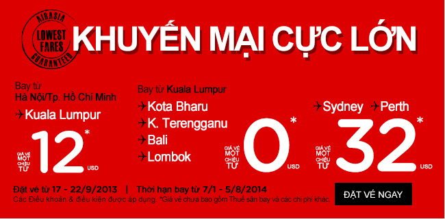 Đại lý chính thức Air Asia Đại lý chính thức Air Asia