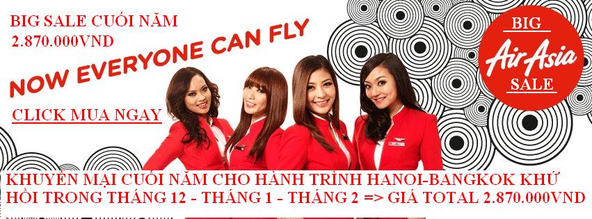 Chương trình siêu khuyến mại đầu tiên của AirAsia trong năm 2012 