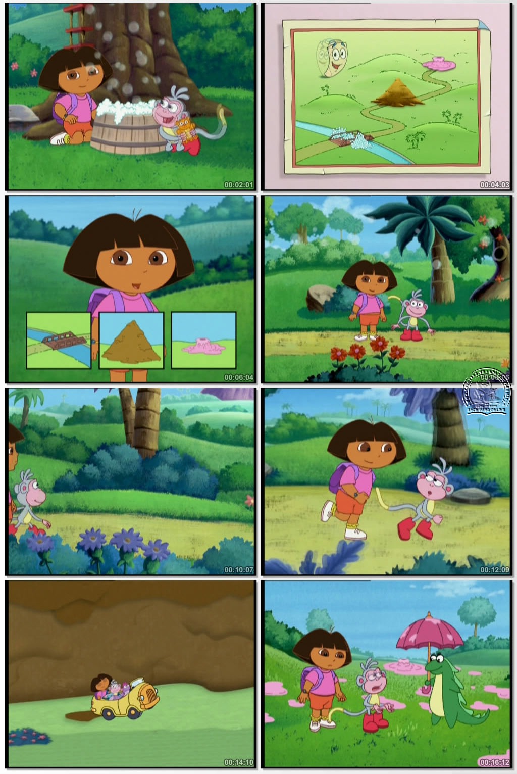 Dora the explorer reversed