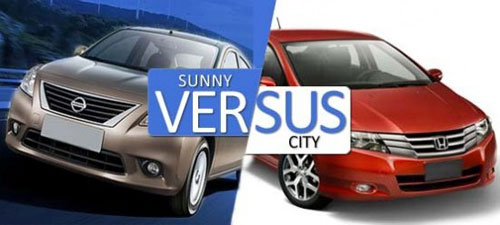 So sánh Honda City và Nisan Sunny So sánh Honda City và Nisan Sunny