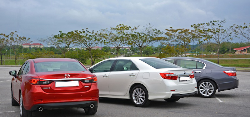 Toyota Camry vs Mazda6 vs Honda Accord Toyota Camry vs Mazda6 vs Honda Accord